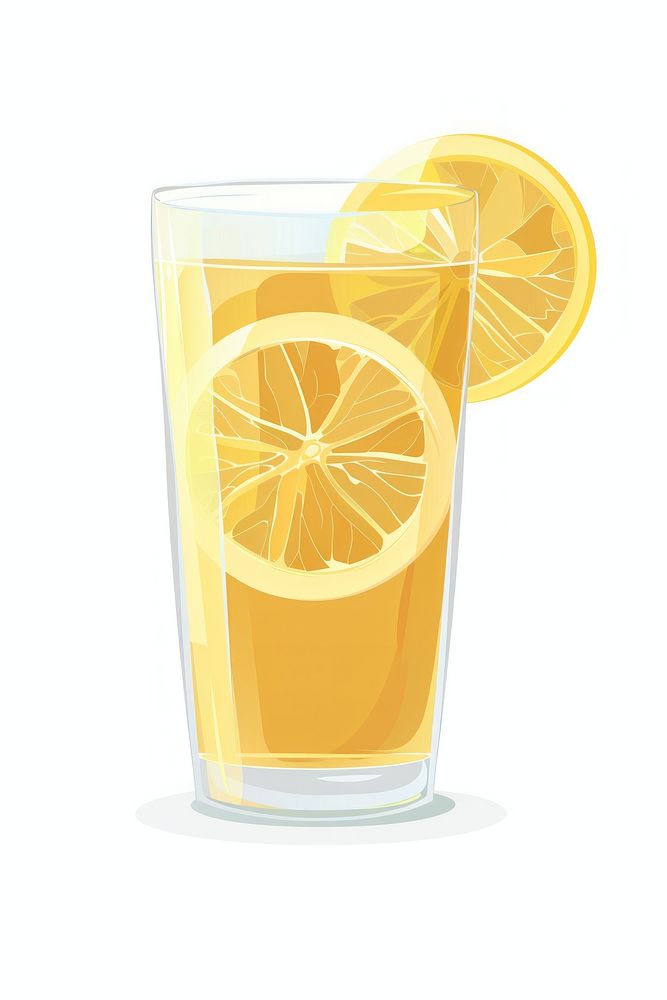 Lemon glass lemonade drink.