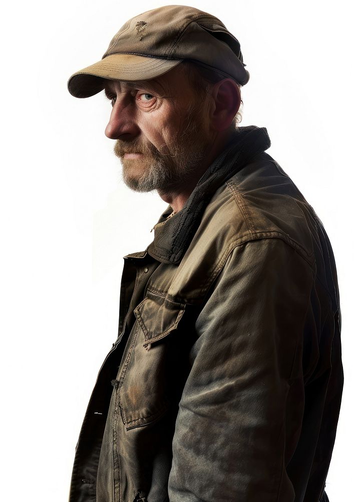 Man wearing a cap and jacket photography clothing portrait.