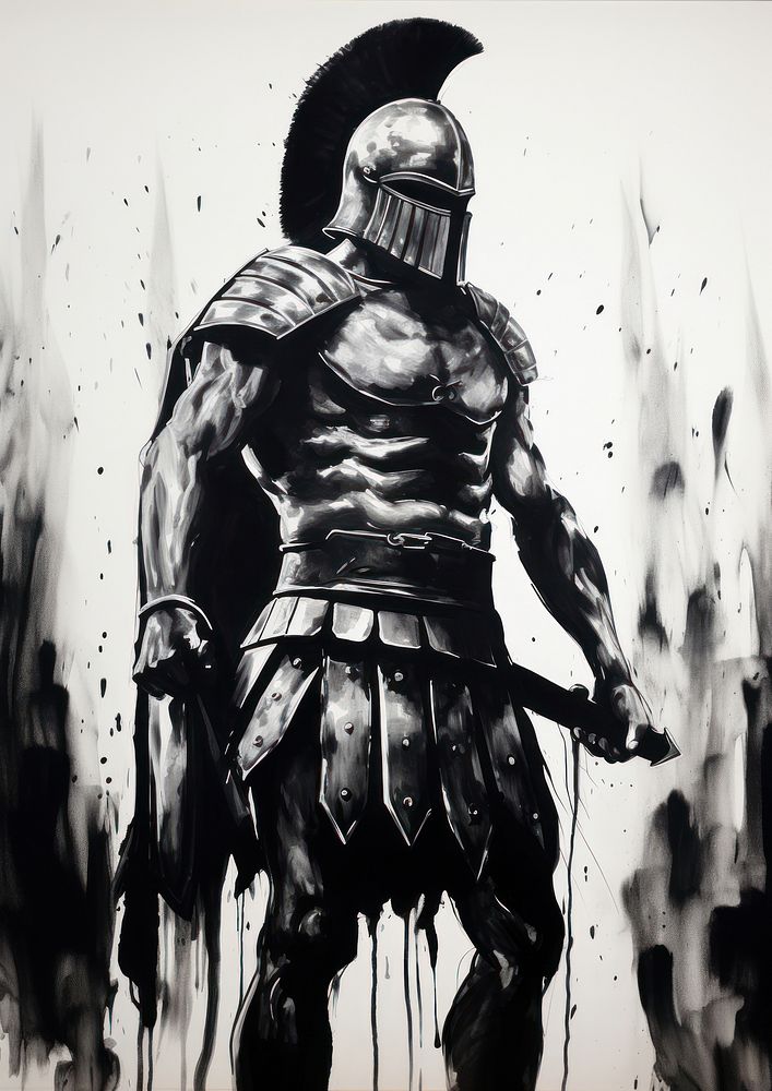 A Spartan warrior clothing apparel person.
