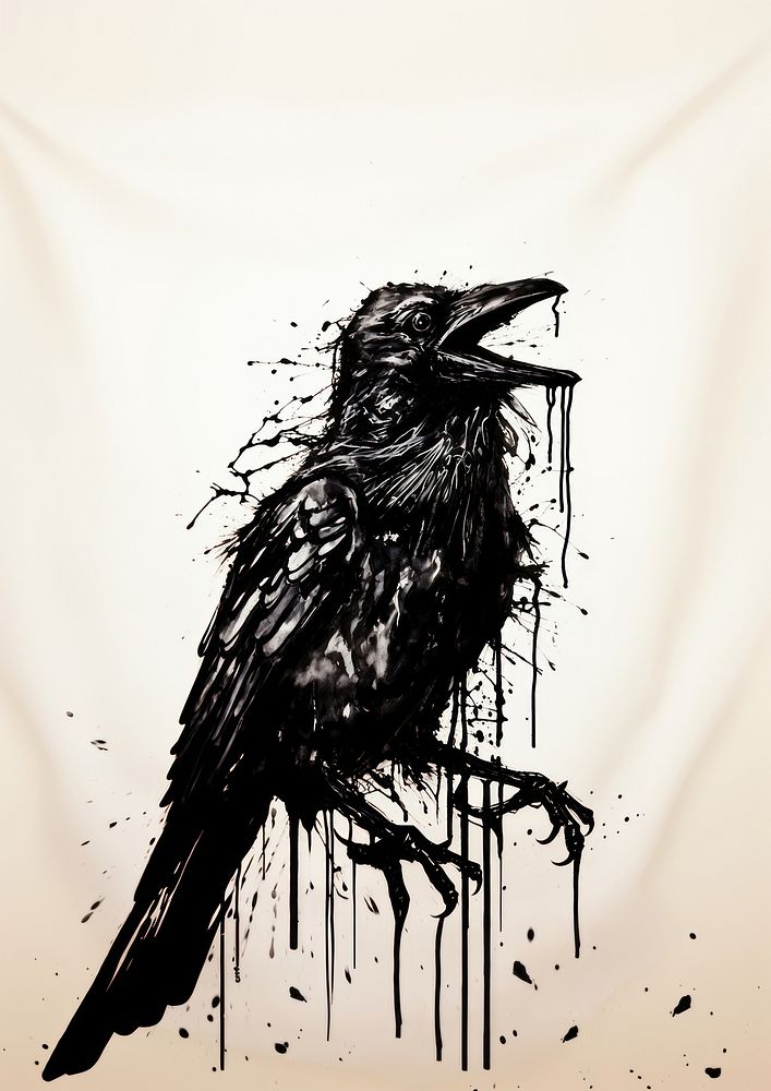 A crow art blackbird agelaius.