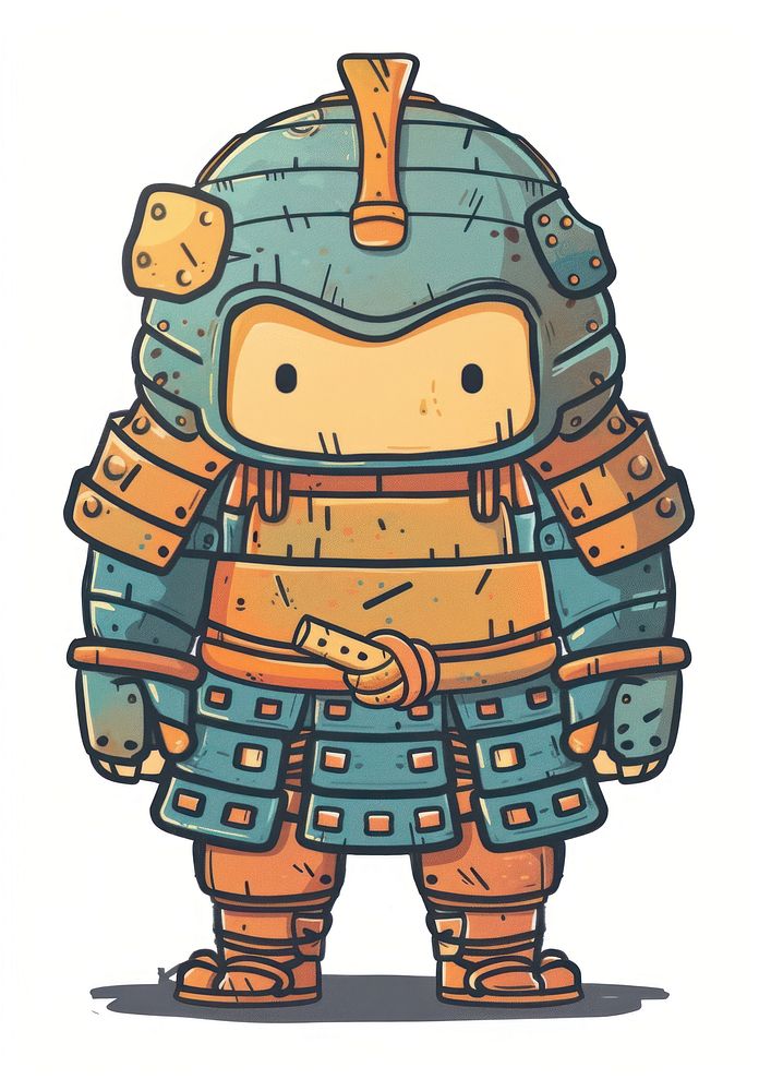 Ceremonial armor in the style of frayed chalk doodle representation architecture creativity.