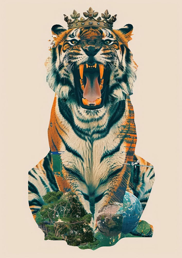 The tiger wildlife animal mammal.