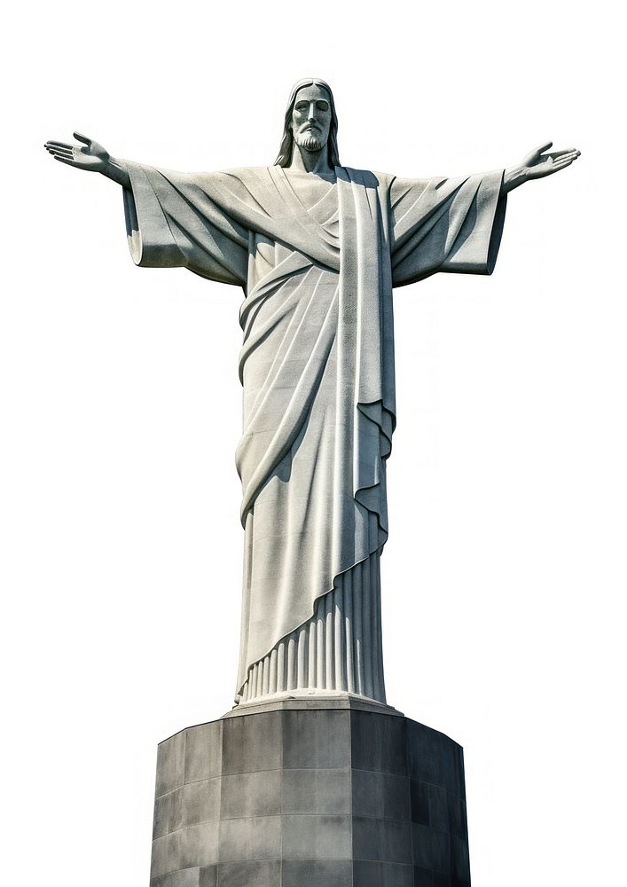 Christ the Redeemer statue of Jesus Christ in Rio de Janeiro sculpture landmark representation.