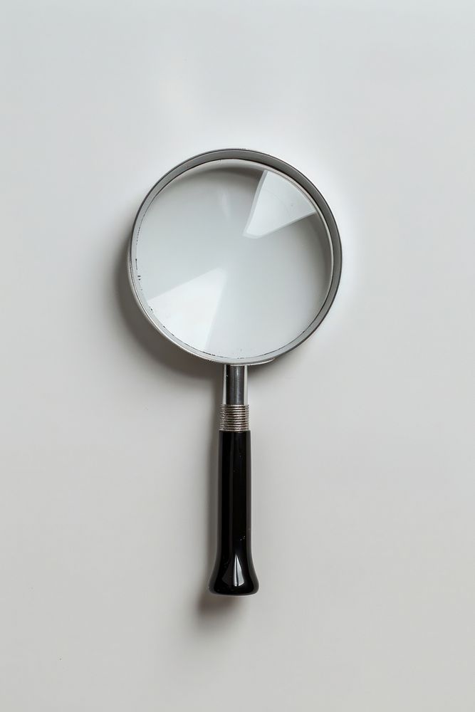 Magnifying glass simplicity reflection circle.