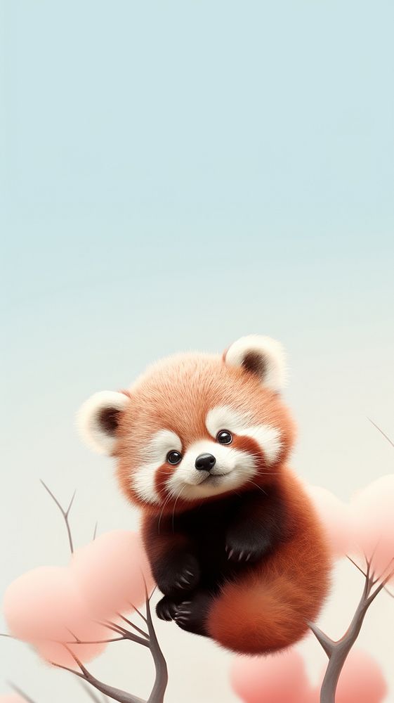 Red panda animal wildlife mammal.