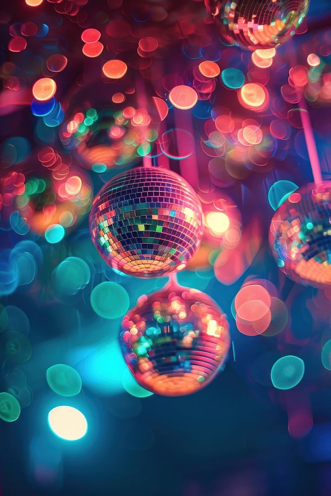 Disco balls night astronomy christmas.