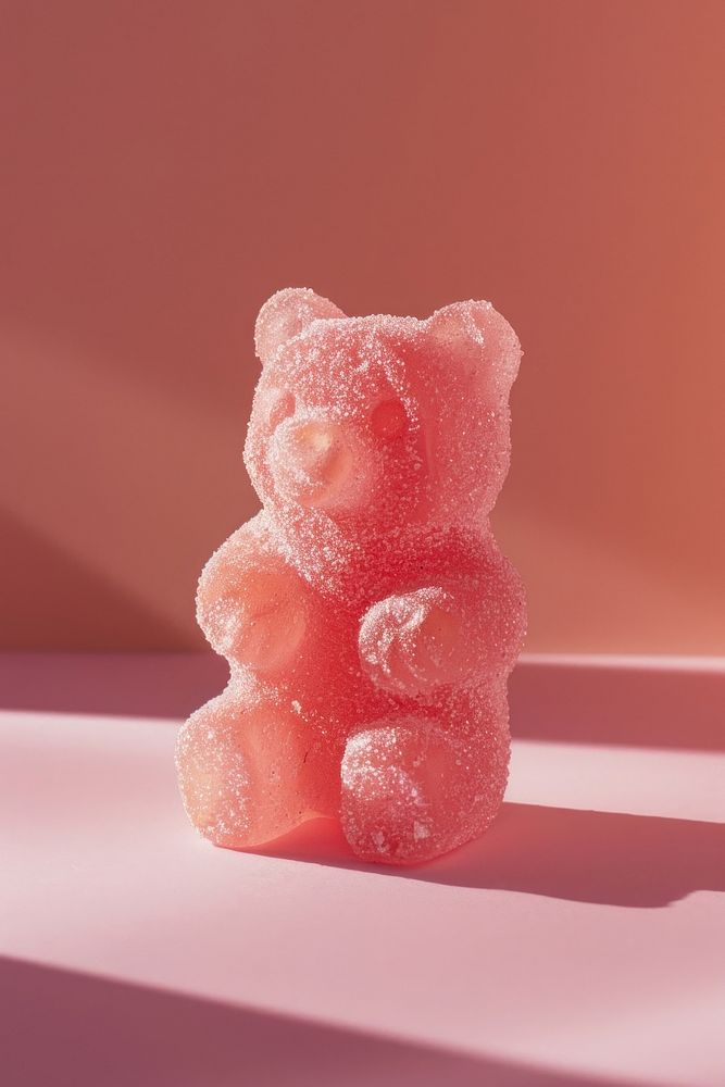 Candy in bear shape confectionery sweets food.