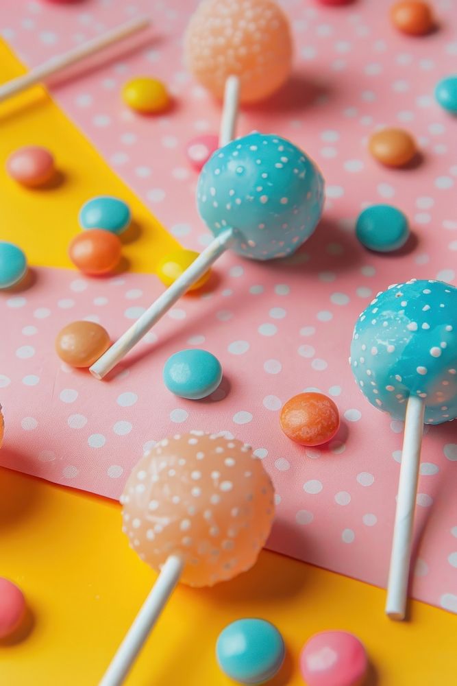 Candy confectionery medication lollipop.