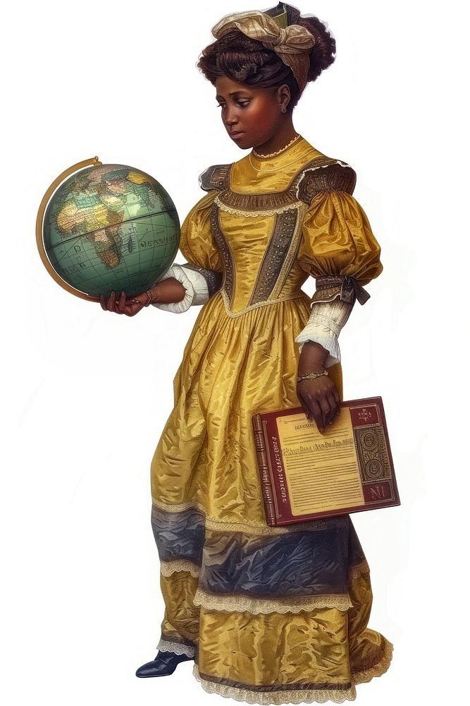 A black teacher globe accessories accessory.