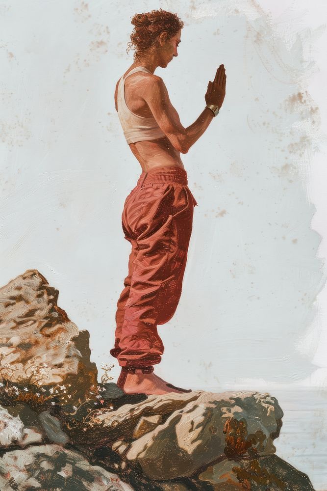 A California person painting pants art.