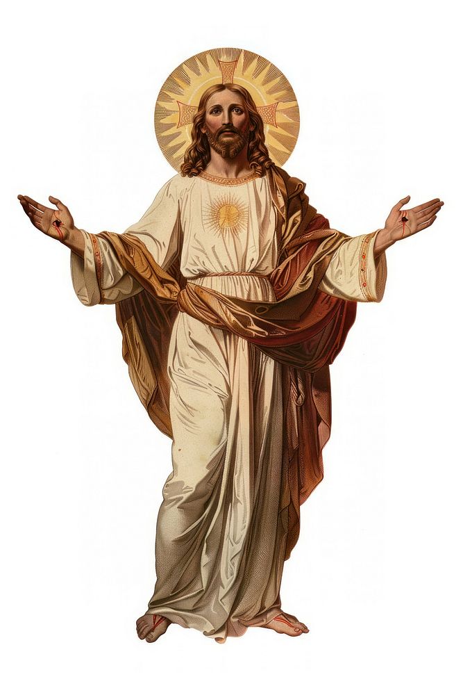 Jesus Christ art clothing apparel.