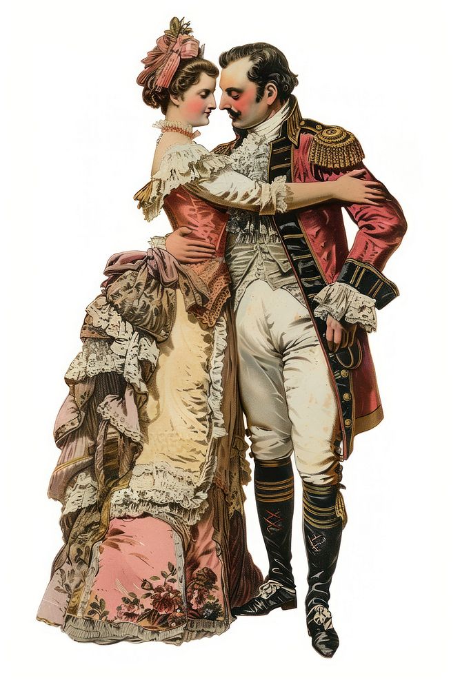 Napoleon with Josephine painting man art.