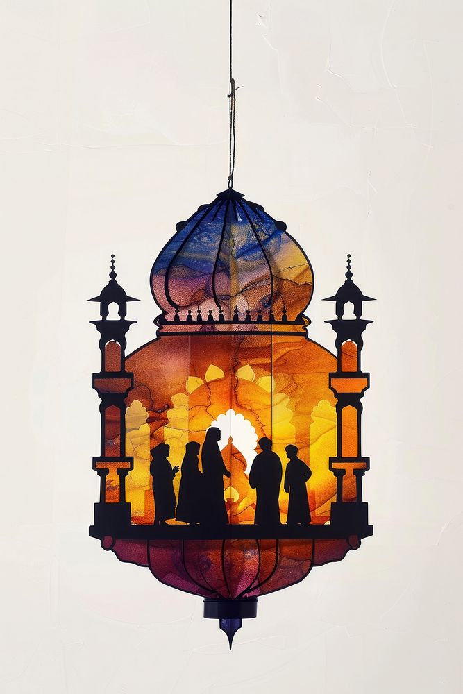 Eid lantern chandelier lampshade festival.