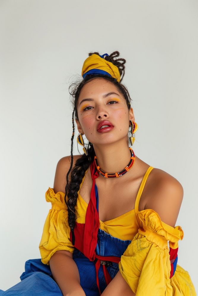 Latina Colombian woman jewelry photo adult.
