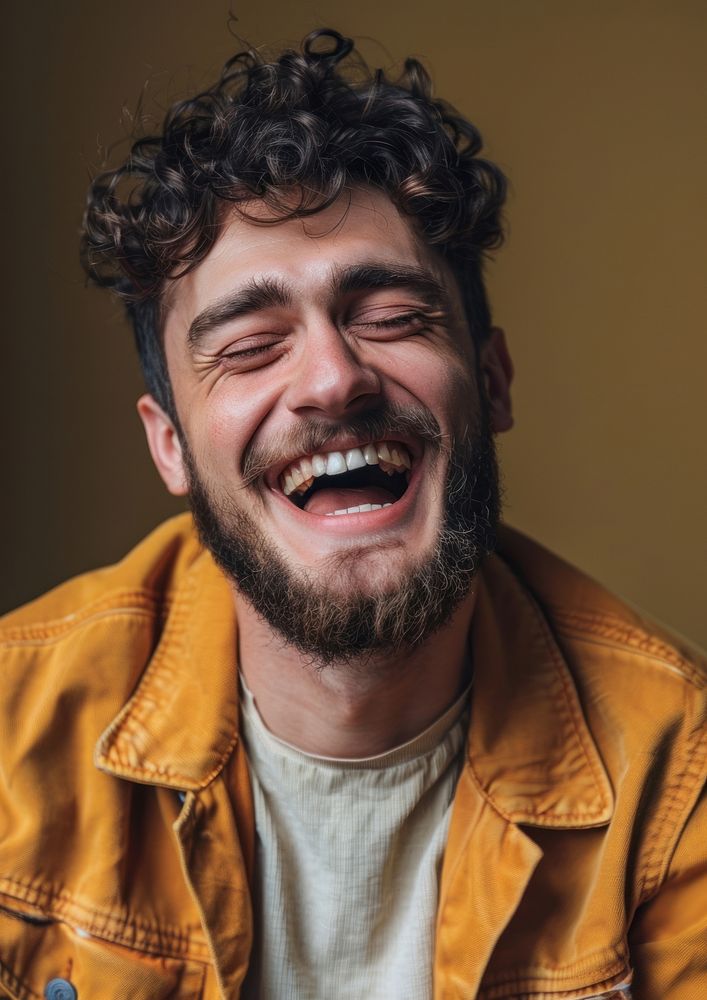 Man laugh laughing person.