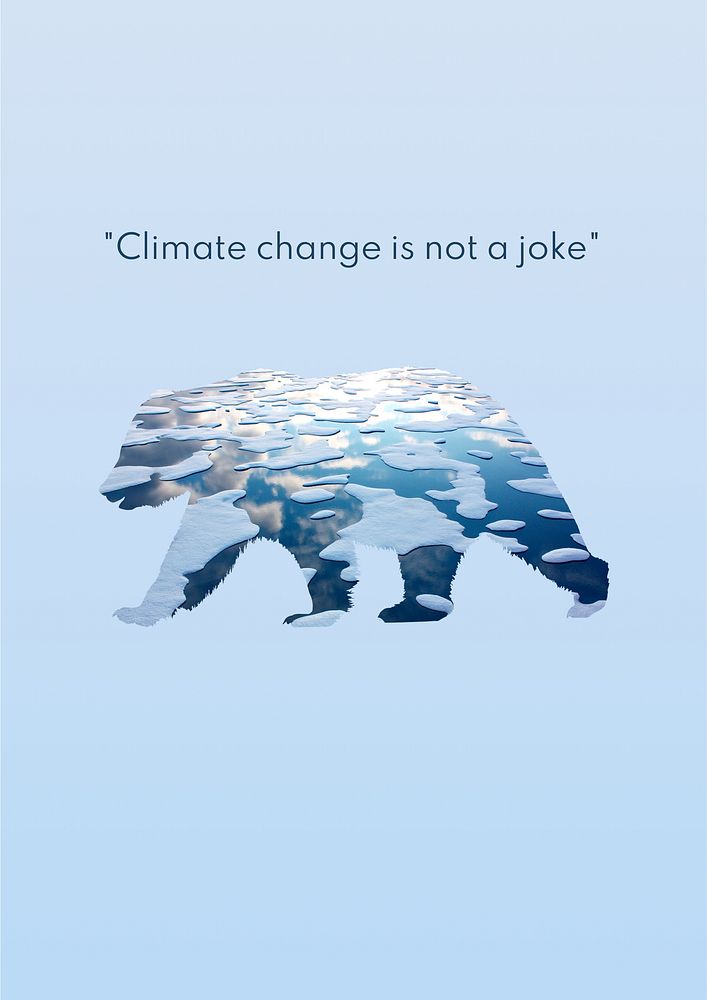 Climate change quote poster  