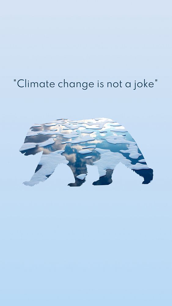 Climate change quote Facebook story
