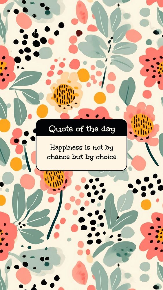 Happiness quote Instagram story 