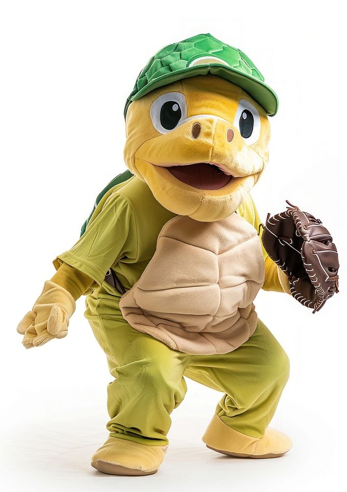 Turtle mascot costume baseball softball clothing.