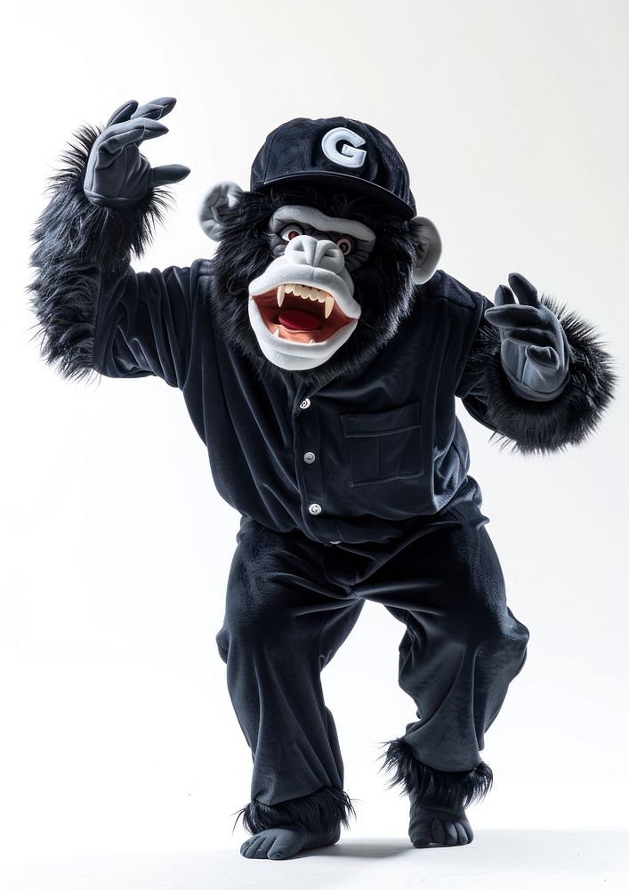 Gorilla mascot costume person photo photography.