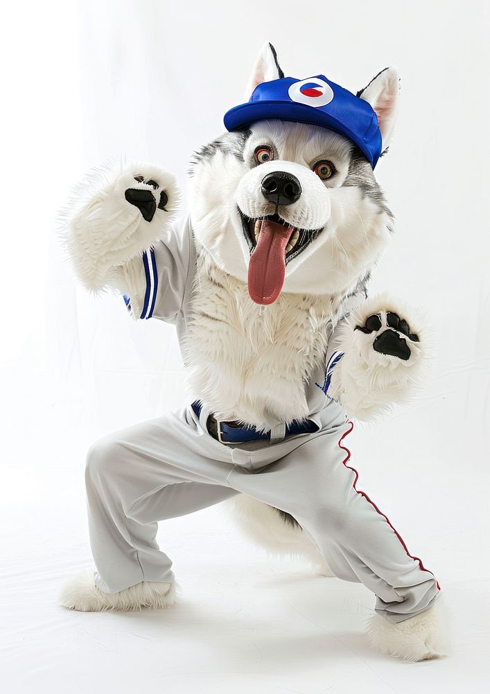Husky mascot costume person clothing apparel.