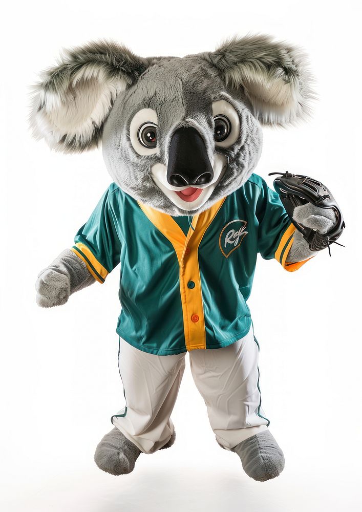 Koala mascot costume clothing apparel hosiery.