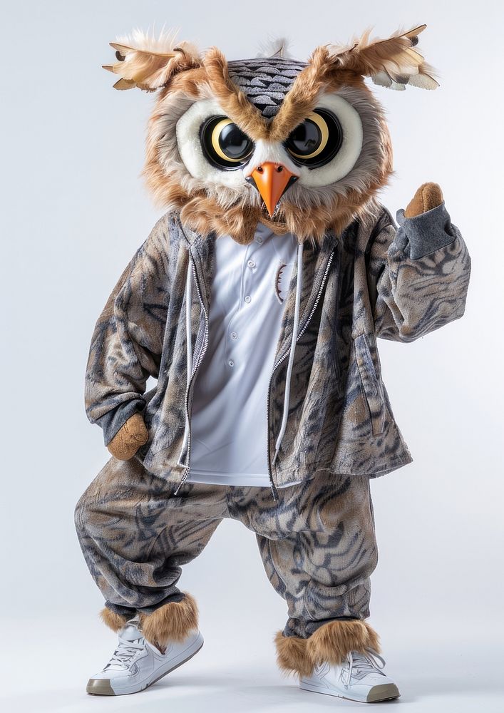 Owl mascot costume person clothing apparel.