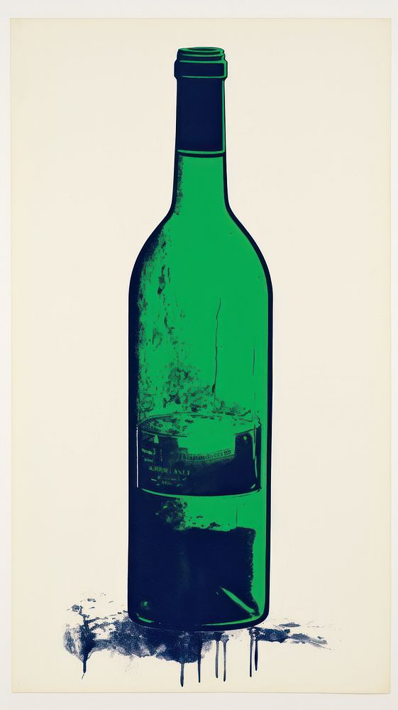 Wine beverage alcohol bottle.