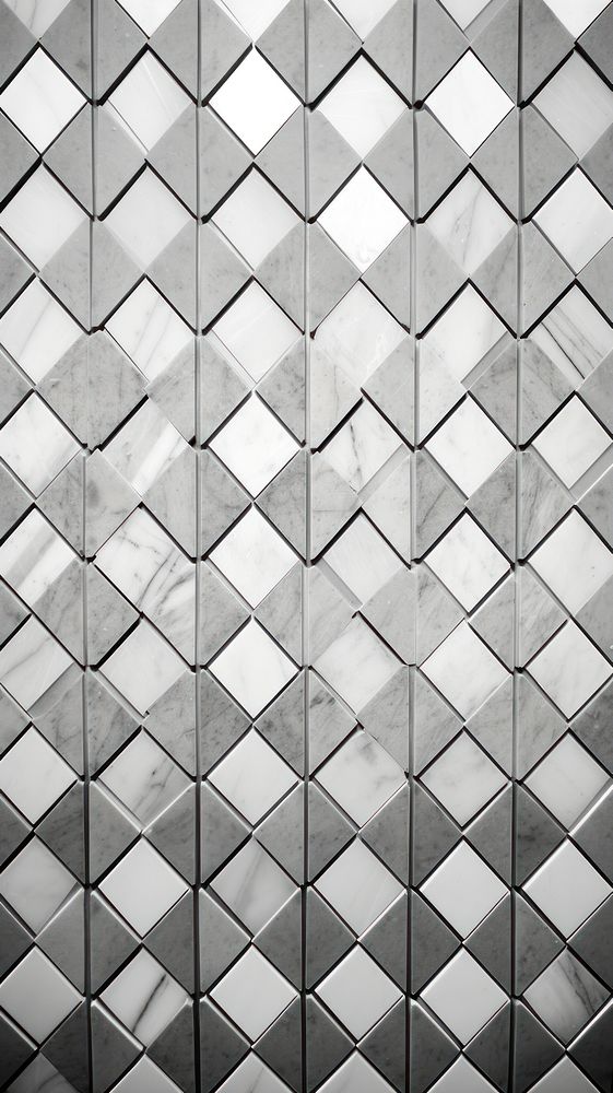 Pattern tile architecture chandelier.