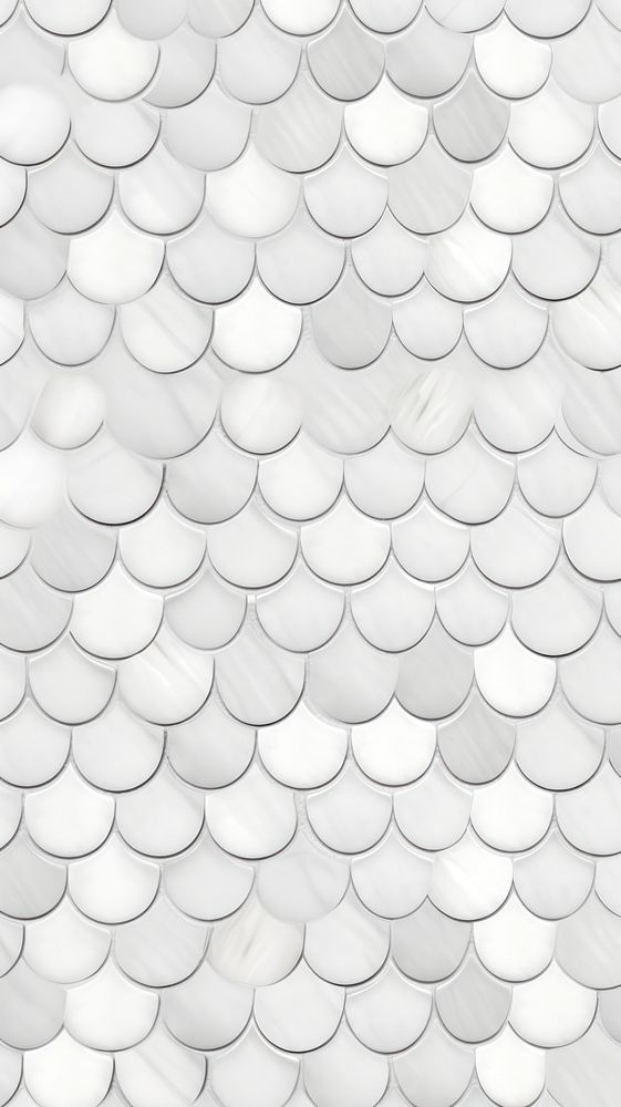 Fish scale tile pattern chandelier texture white.