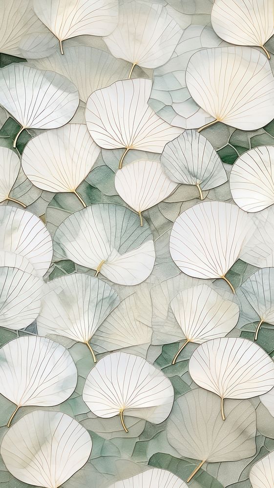 Lotus leaf tile pattern blossom flower petal.