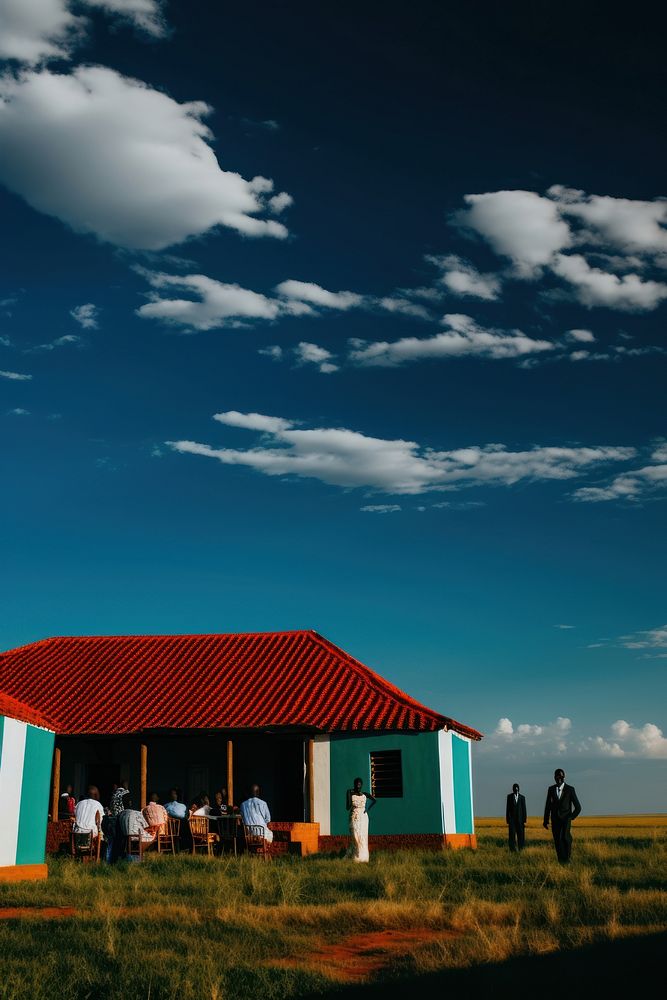 Photo of a African Wedding architecture countryside building.