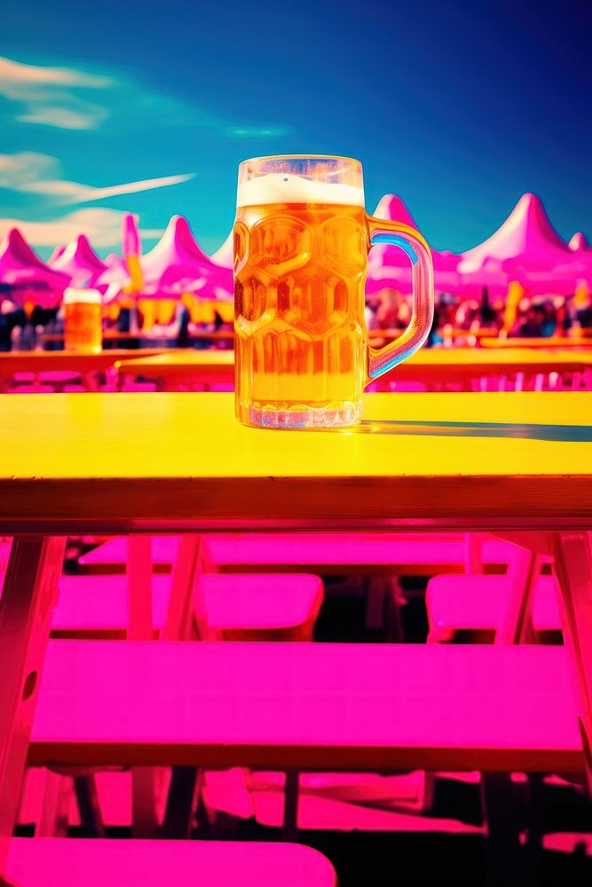Photo of a Oktoberfest beverage alcohol liquor.