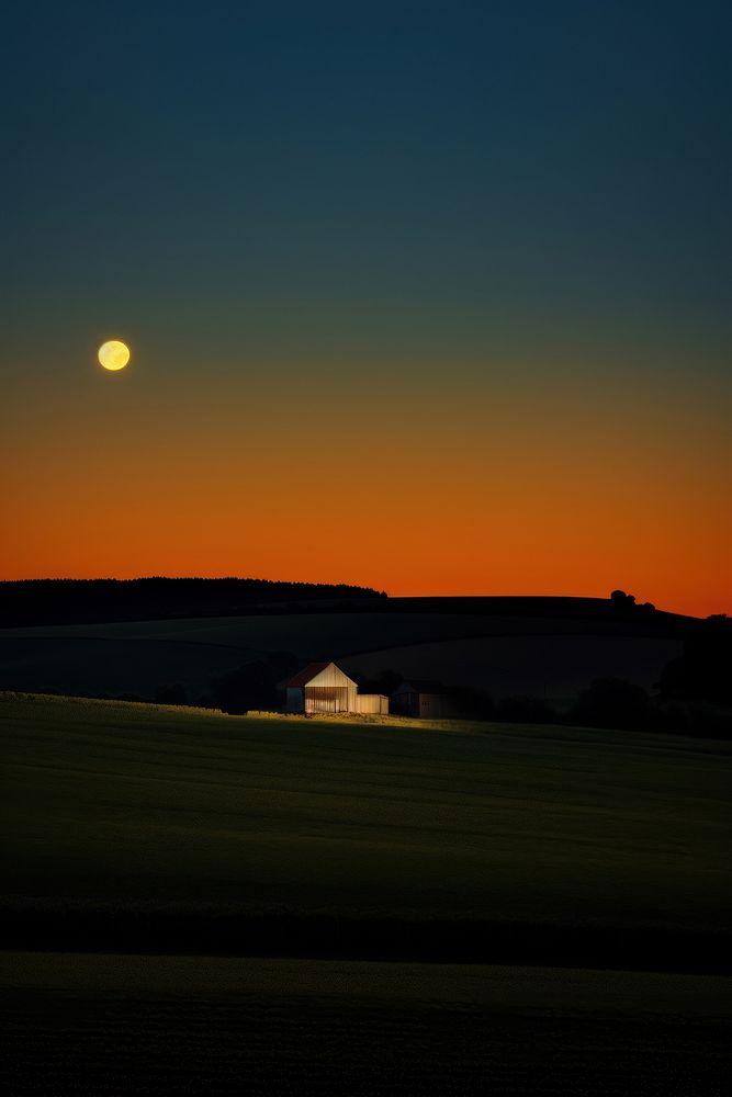 Photo of a Summer Solstice countryside astronomy outdoors.