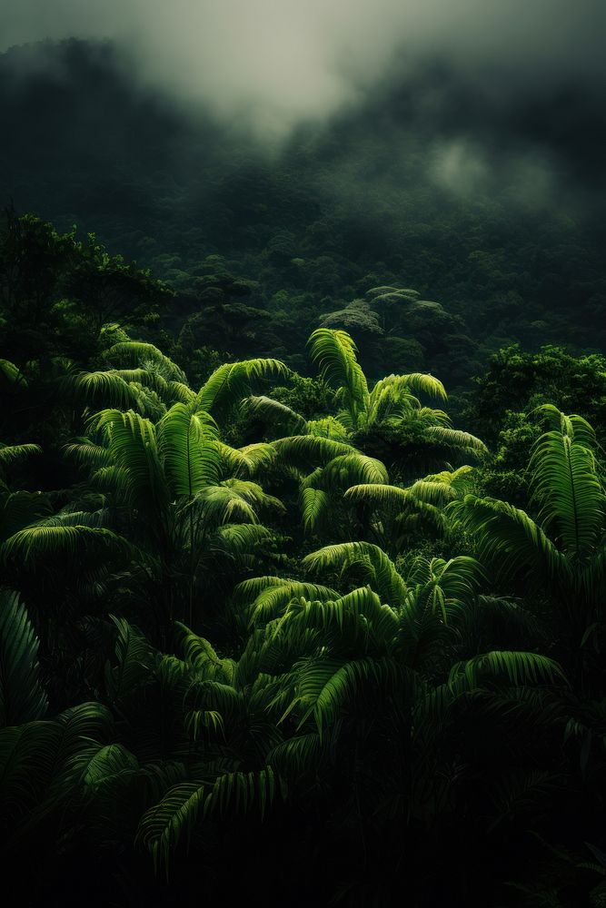 Photo of a Rainforest rainforest green land.