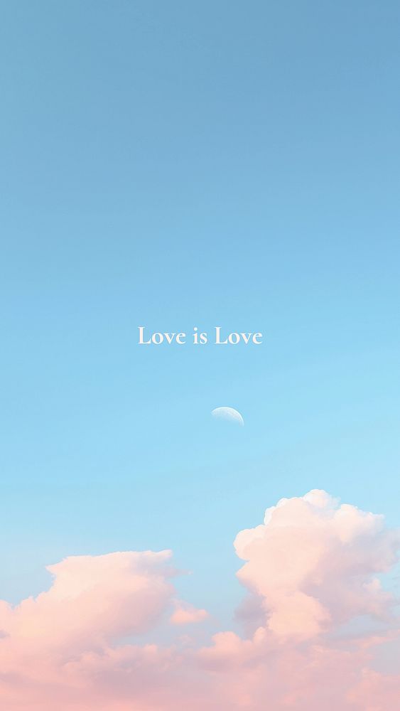 Love is love Facebook story template