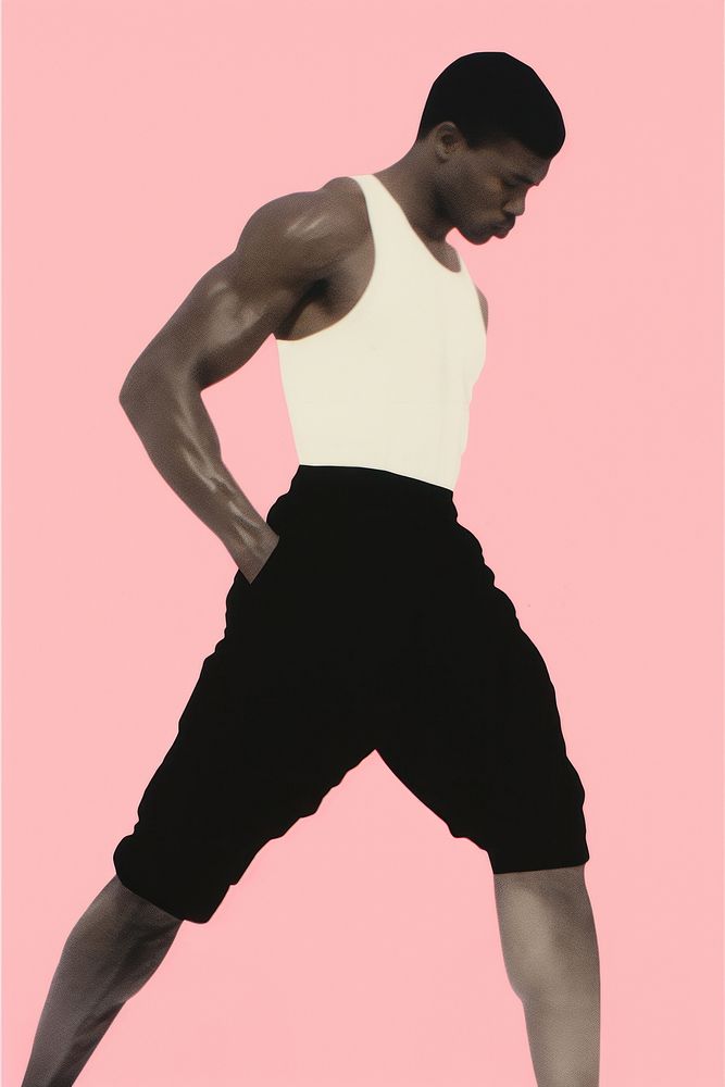A Karate blackman sports shorts adult.
