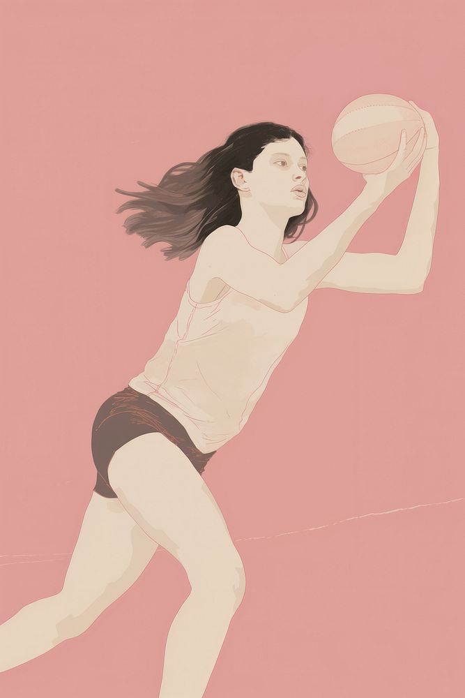 A person feel lonely drawing sports sketch.