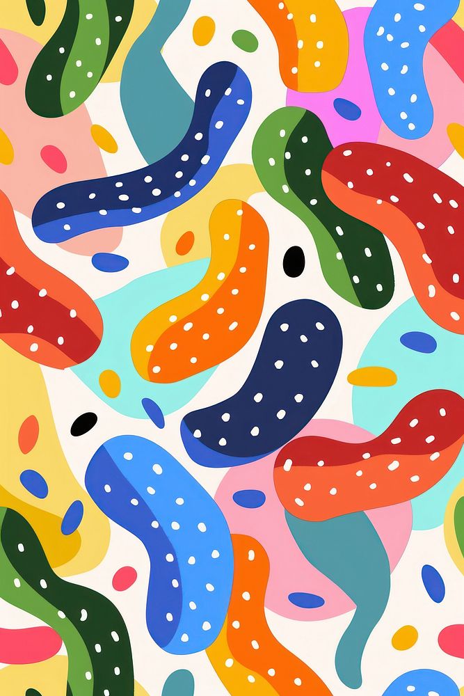 Colorful beans on contrast background art backgrounds pattern.