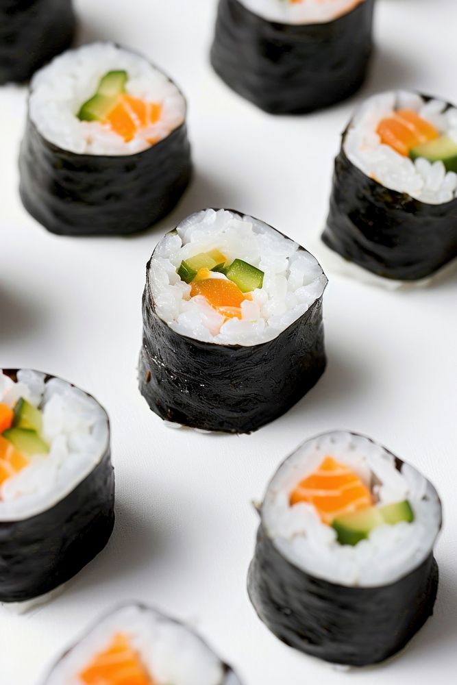 Nori sushis produce grain dish. | Free Photo - rawpixel