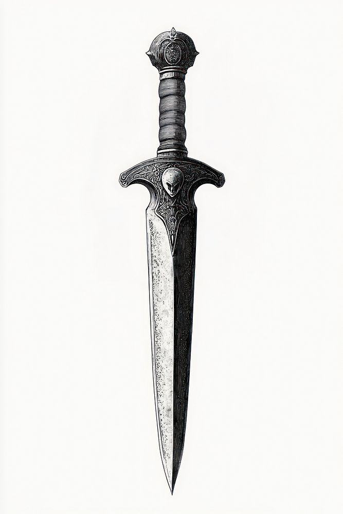 Dagger illustration weapon blade.