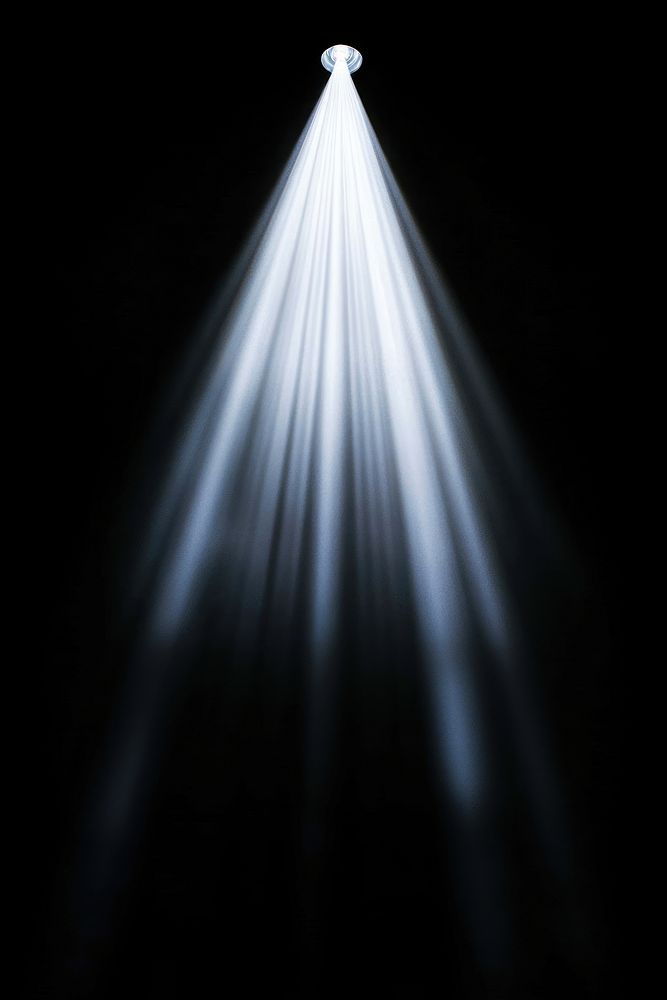 White light beam spotlight background lighting.