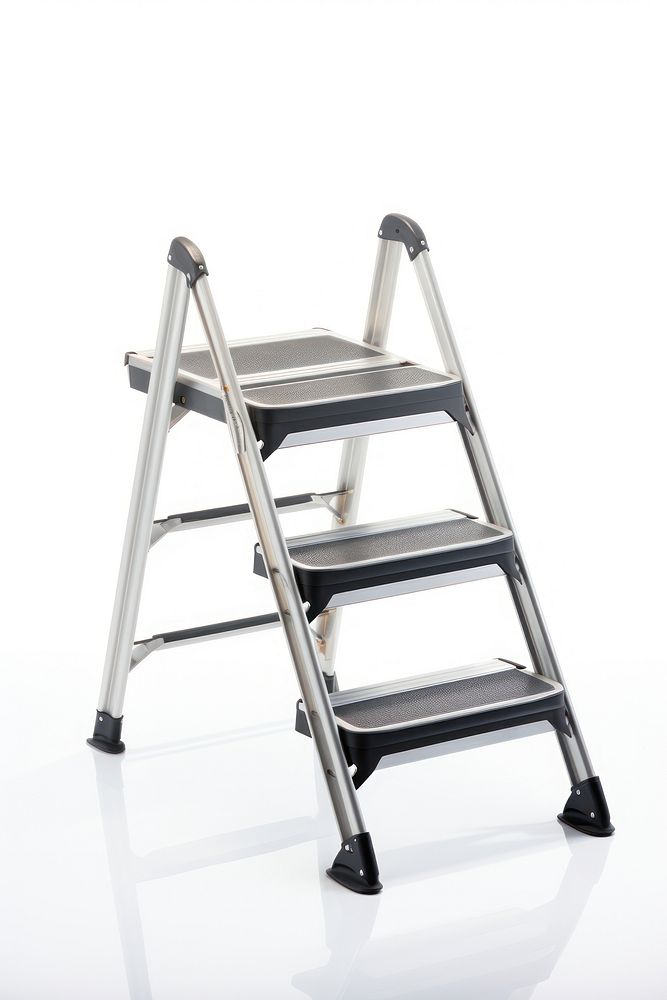 Stanless steel ladder construction improvement three-step.