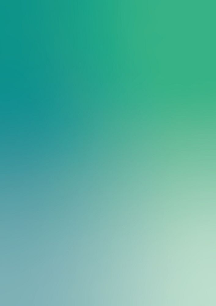 Calming gradient teal  background design