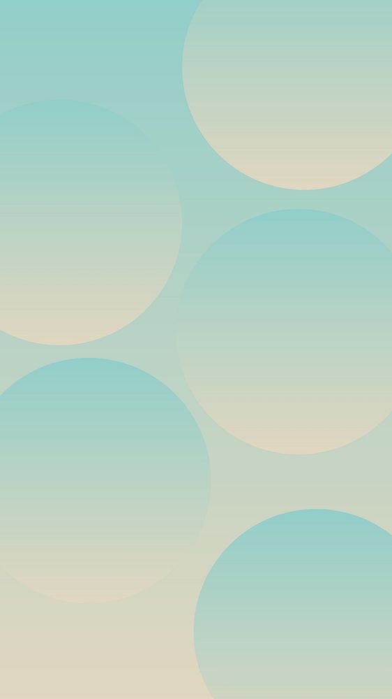 Calming abstract pastel circles mobile wallpaper