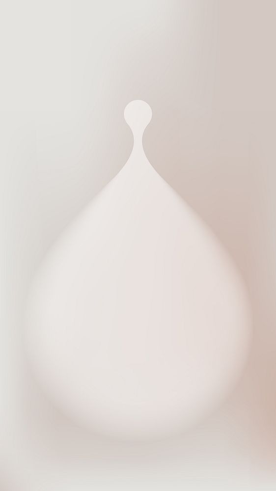 Minimalist abstract droplet  mobile wallpaper