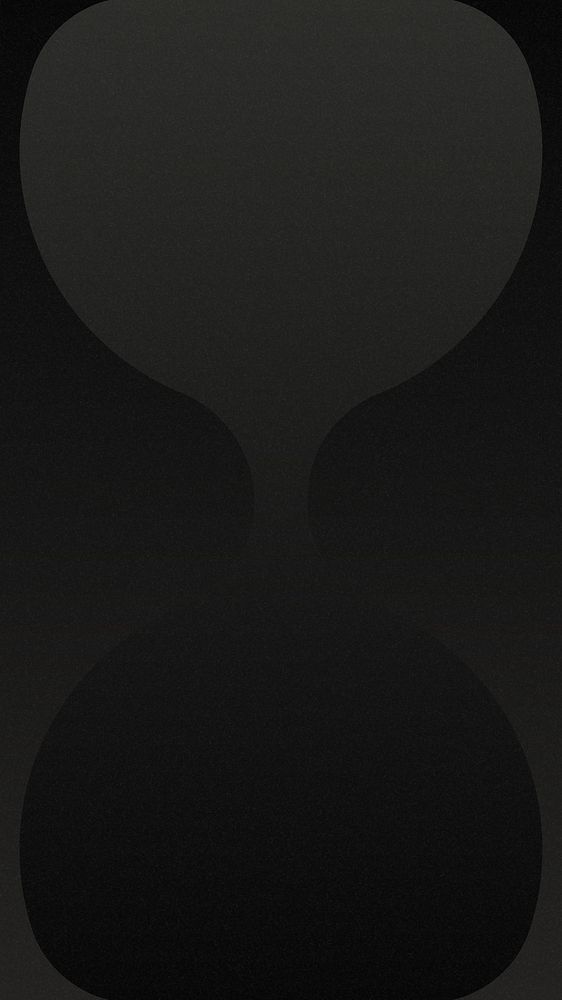 Minimalist hourglass dark theme mobile wallpaper