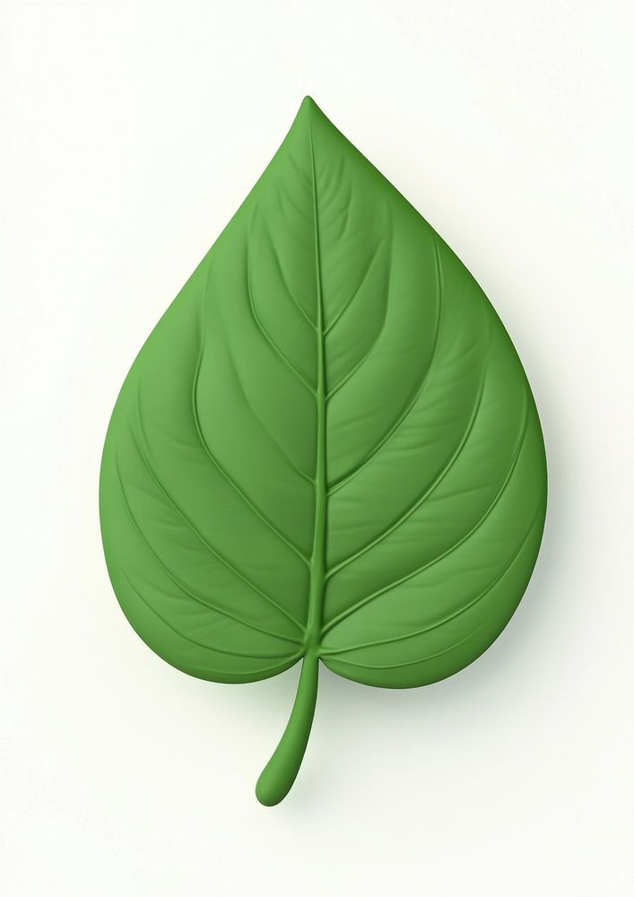 Green leaf illustration art eco-friendly.