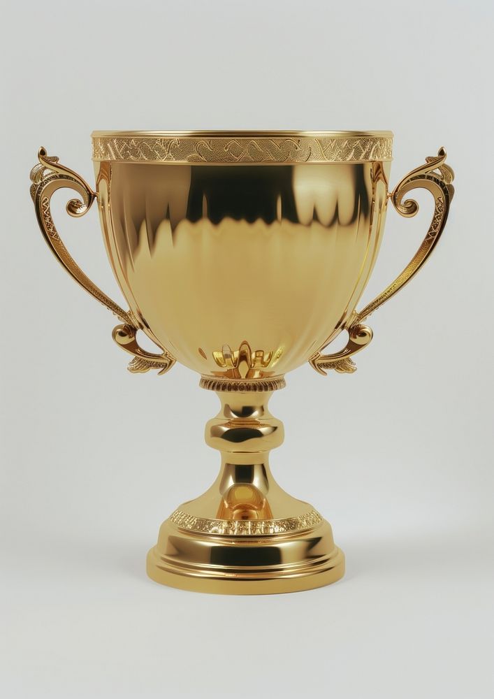 Golden trophy golden cup golden trophy.