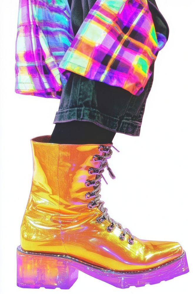 Boots futuristic footwear fashion.